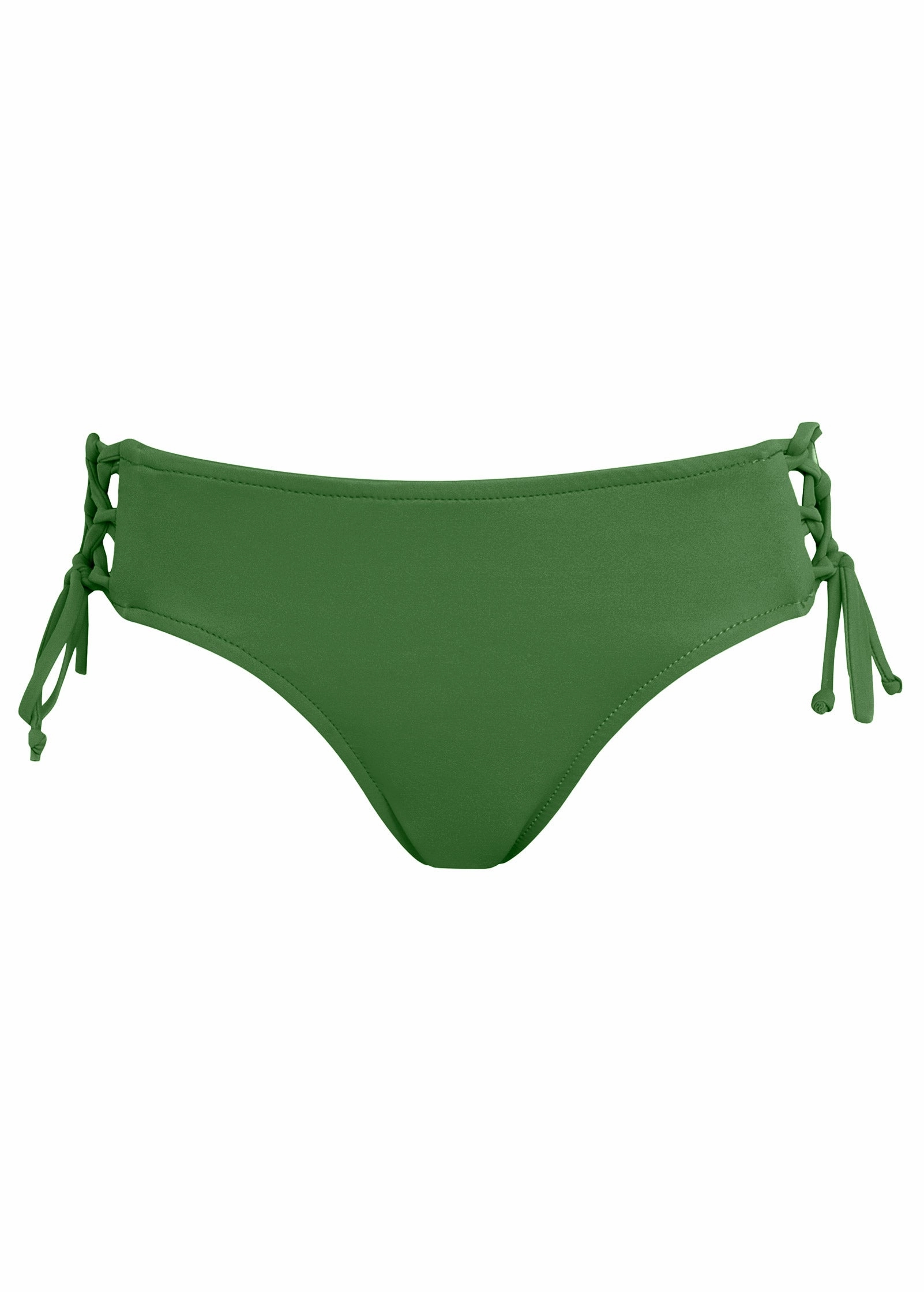 Lattice Side Bikini Bottom - Everglades Green