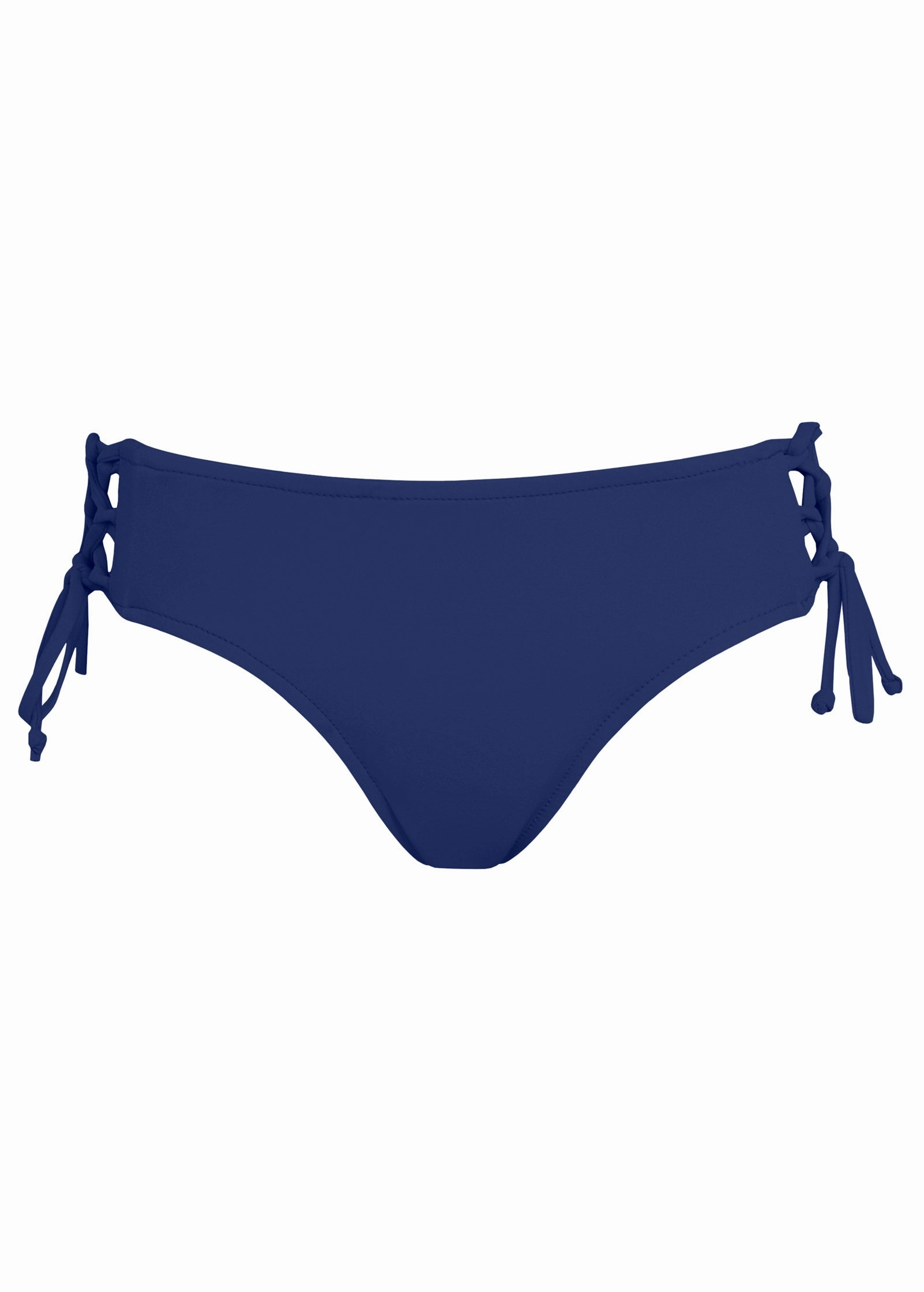 Lattice Side Bikini Bottom - Navy Blue