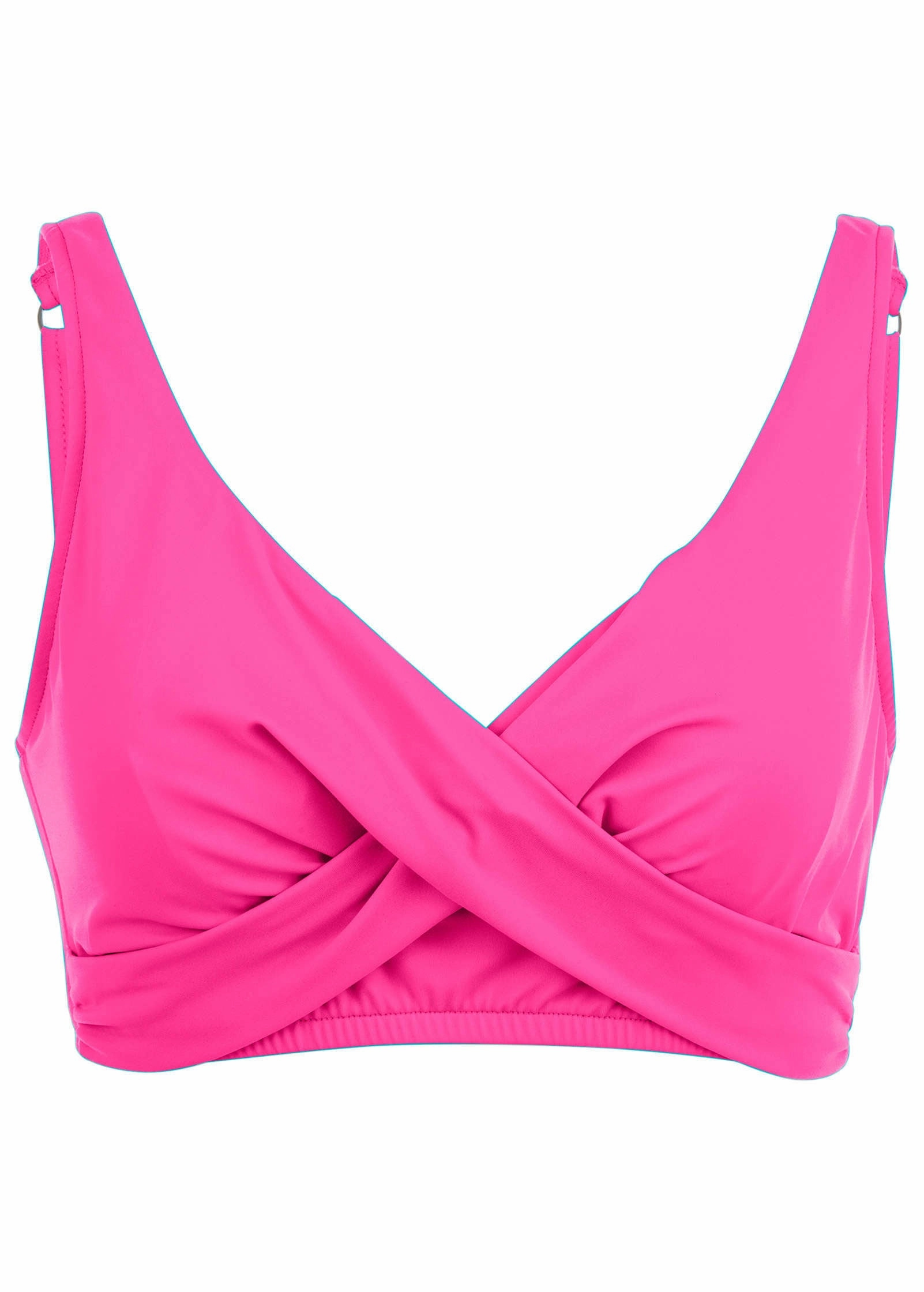 Lovely Lift Wrap Top - Hot Pink