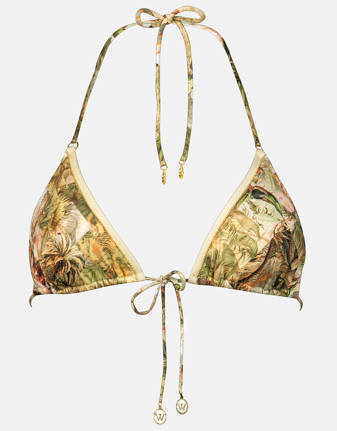 Lush Utopia Triangle Bikini Top - Botanical Camo