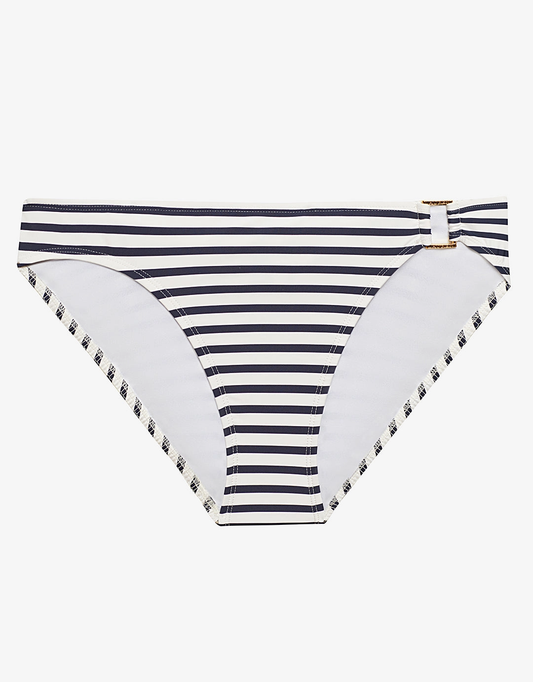 Luxe Stripe Ring Hipster Bikini Pant - Navy White