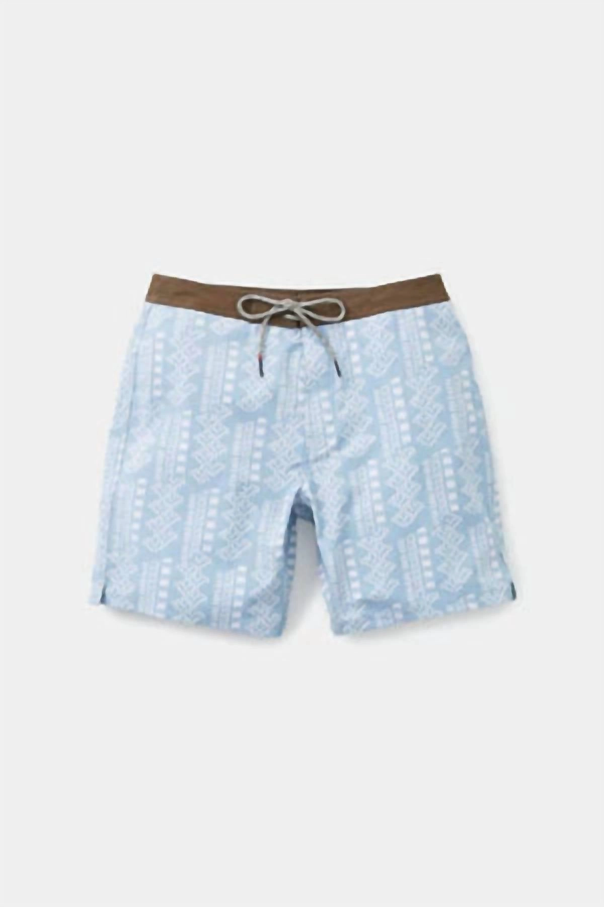 Mahalo Surf Trunk In Tradewinds Blue
