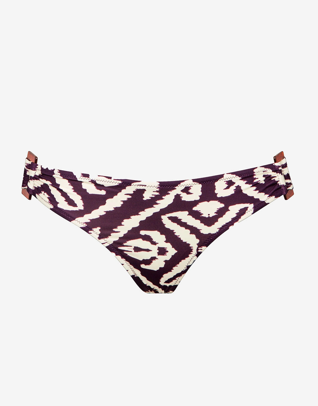 Makro Notion Ring Side Hipster Bikini Pant - Cream Aubergine