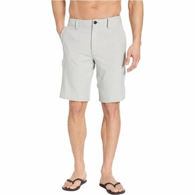 Men's Loaded Heather Hybrid Board Shorts In Grey