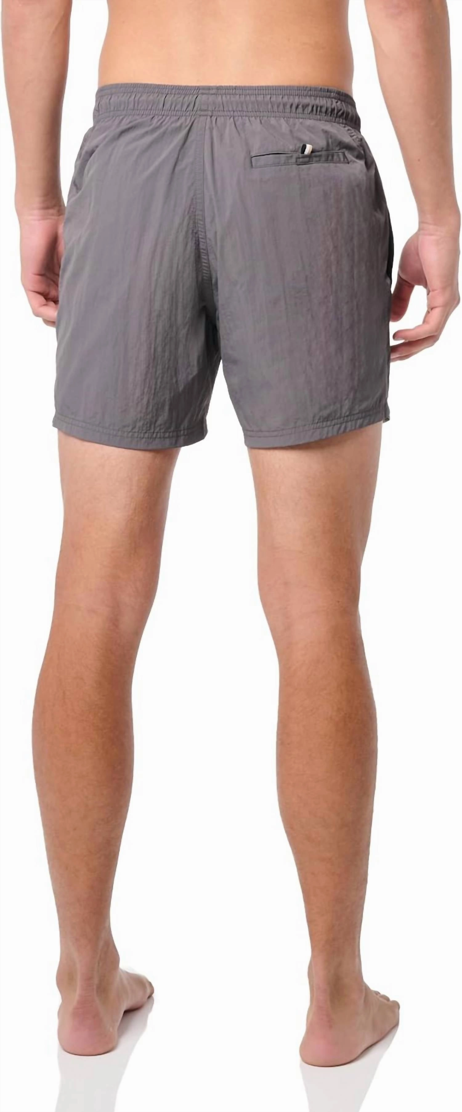 Men's Standard Octopus Swim Trunks In Magnet Grey
