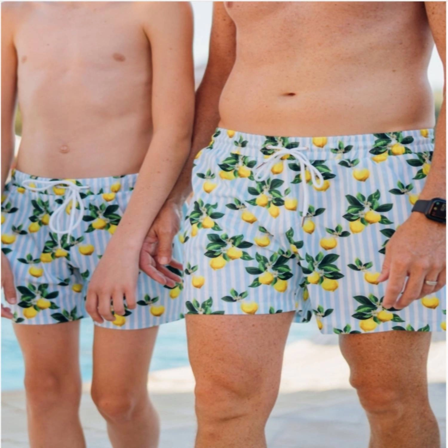Men's Swim Shorts In Coast Lemon