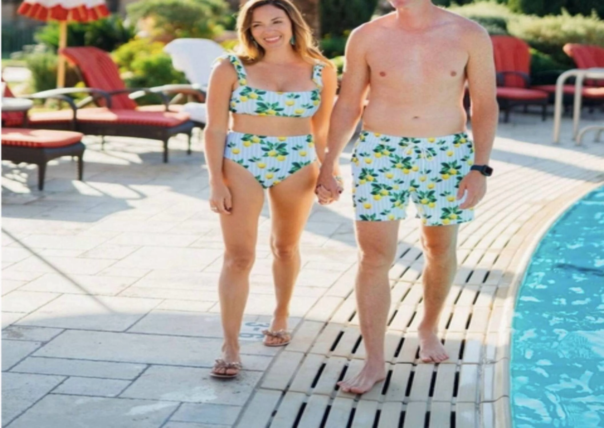 Men's Swim Shorts In Coast Lemon