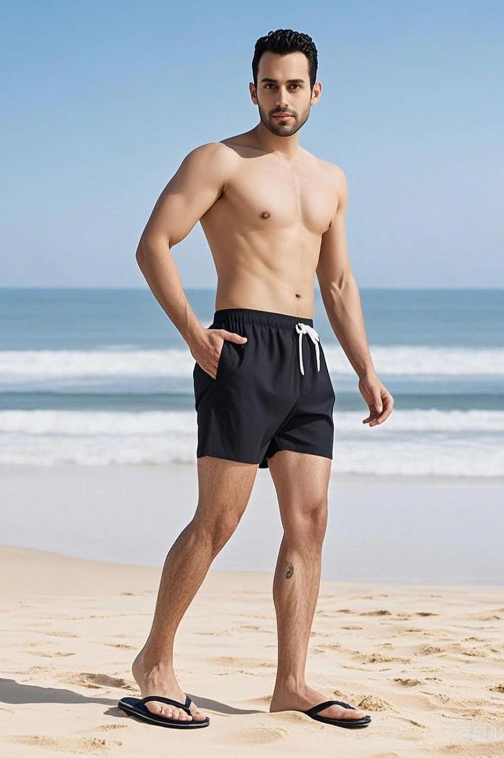 Men's Swim Trunks 5 Inch Quick Dry Board Shorts Mesh Lining Swimming Trunks Beach Shorts for Men Bathing Suits