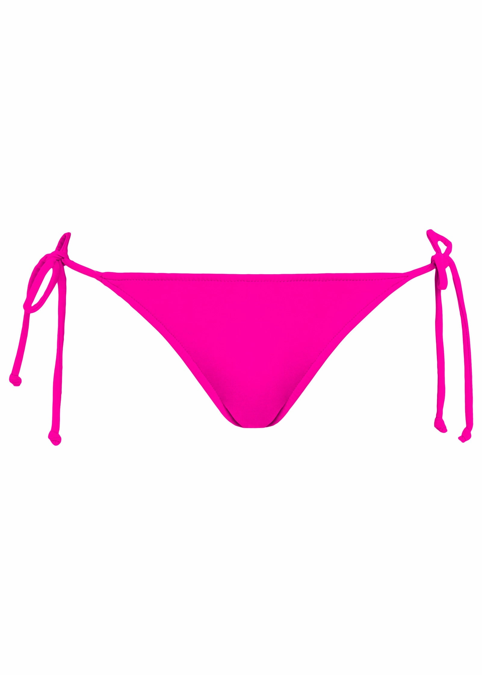 Miami Tie Side Moderate Bottom  - Electric Pink