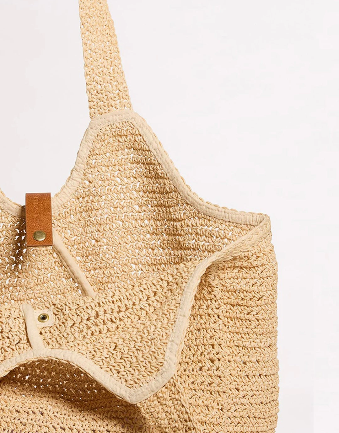 Mirage Woven Tote Bag - Natural