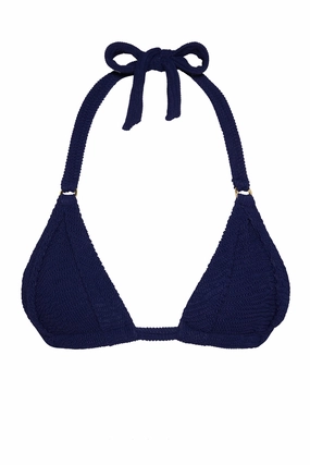 Morocco Top - Midnight Crinkle