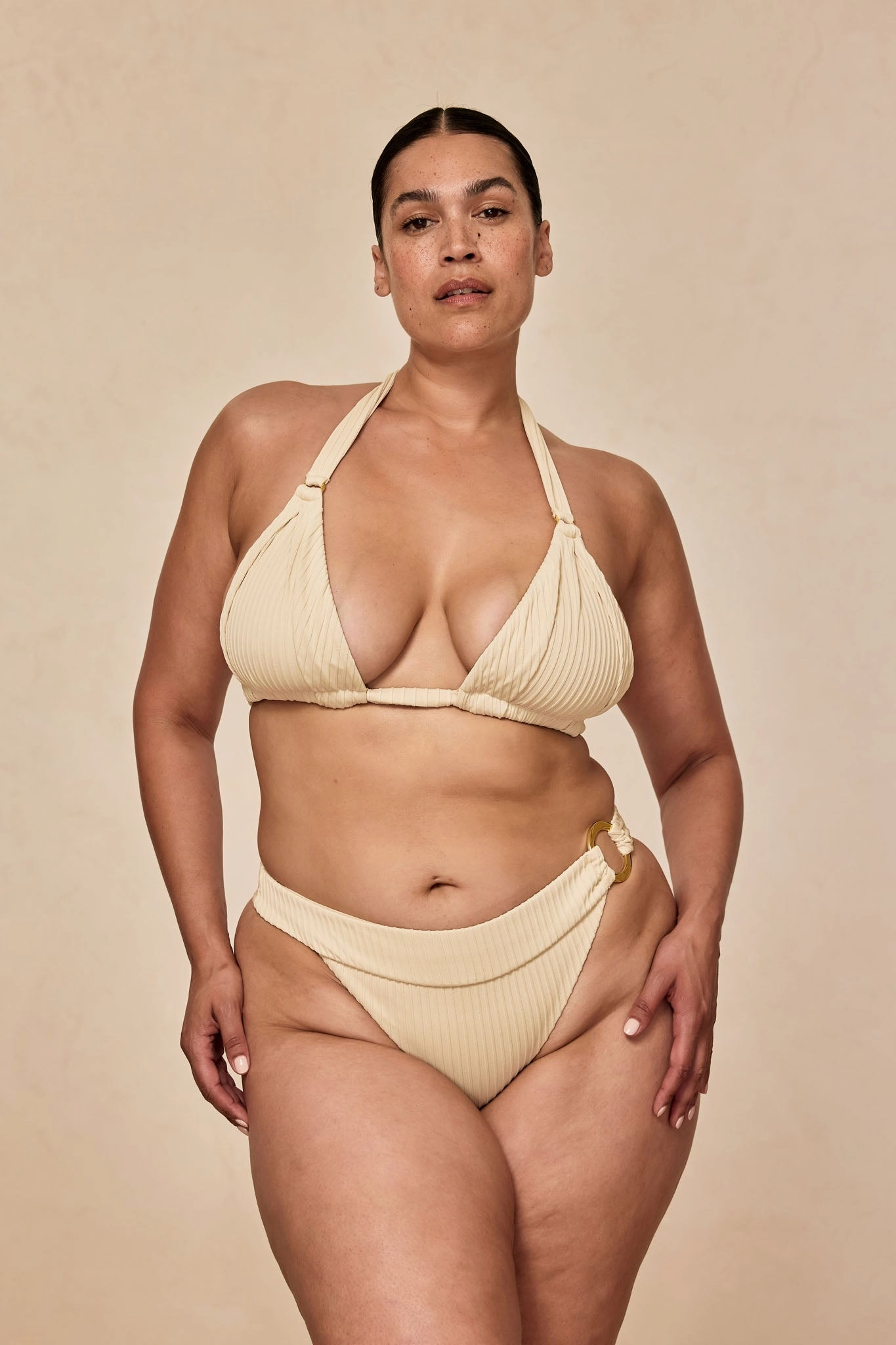 Morocco Top - Vanilla Matte Rib
