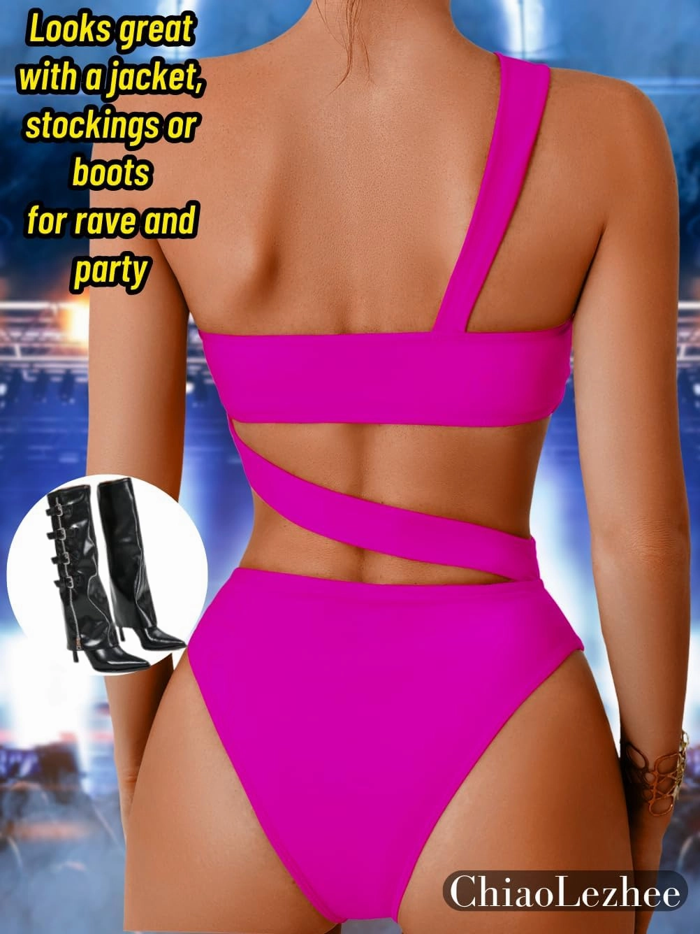 One Piece Swimsuit, Sexy Strappy Monokini, Size Runs Small
