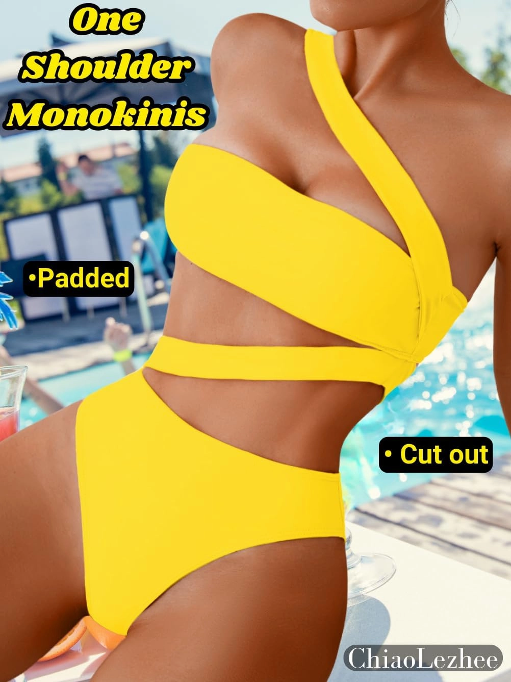 One Piece Swimsuit, Sexy Strappy Monokini, Size Runs Small