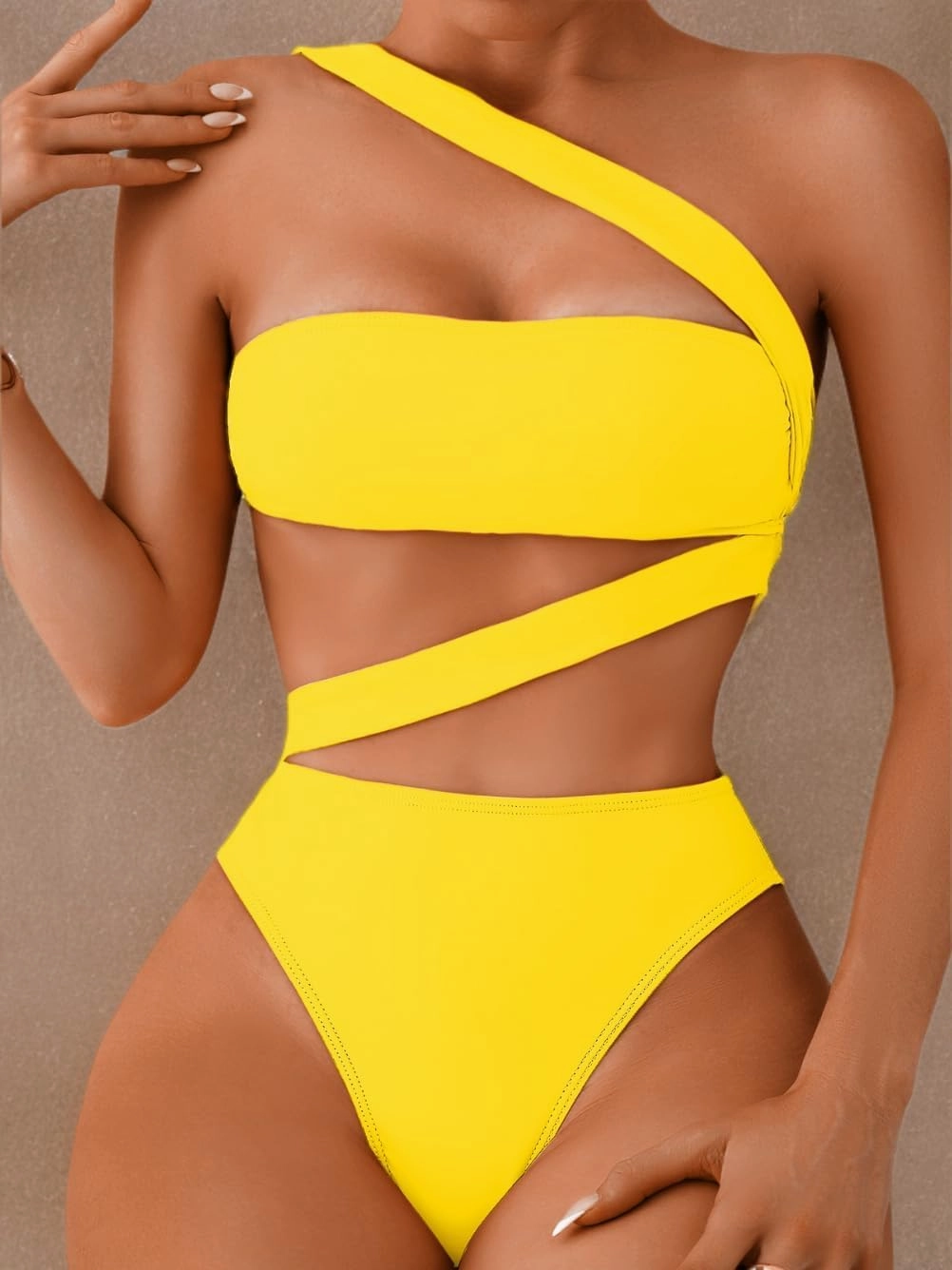 One Piece Swimsuit, Sexy Strappy Monokini, Size Runs Small