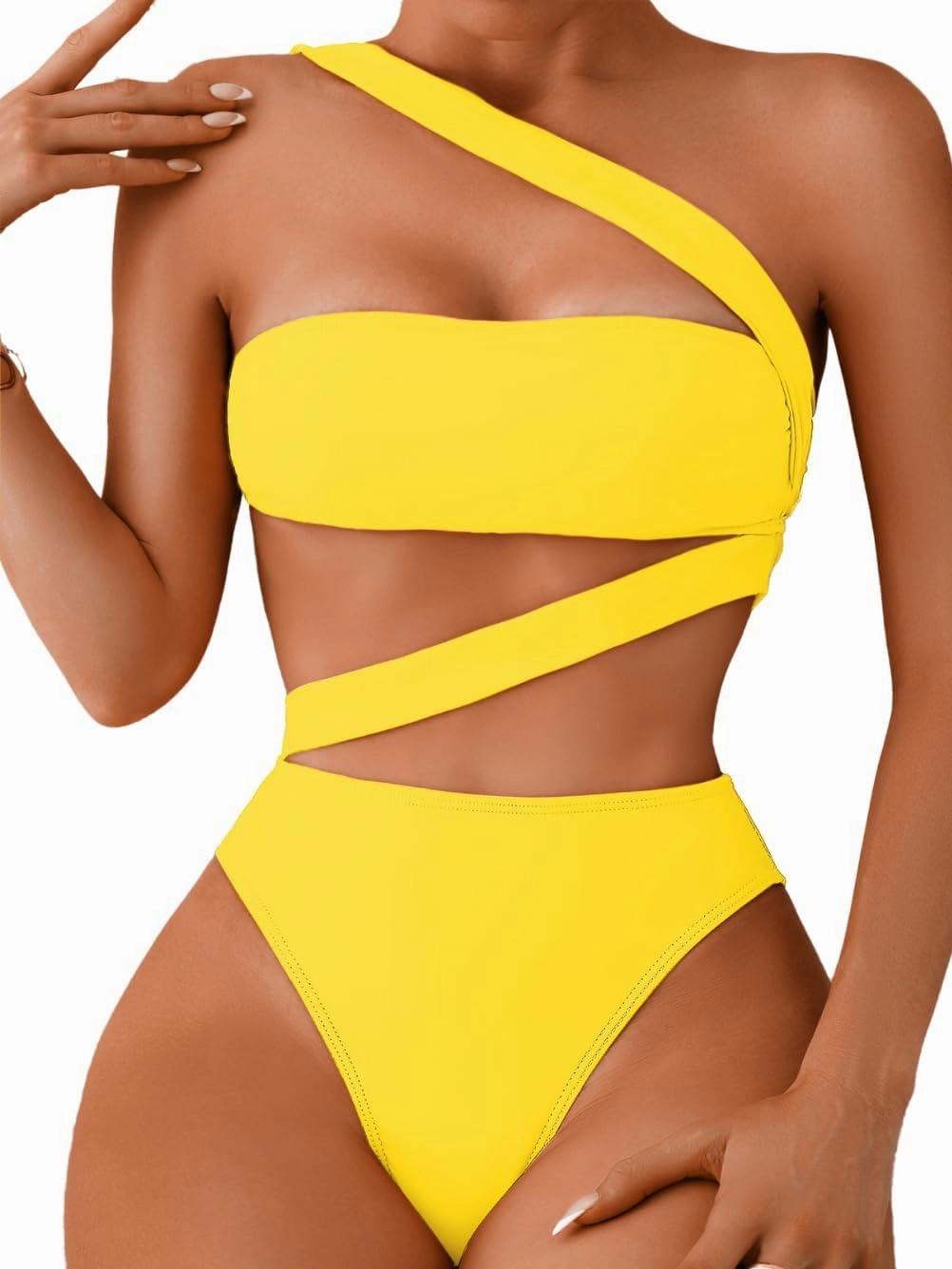 One Piece Swimsuit, Sexy Strappy Monokini, Size Runs Small