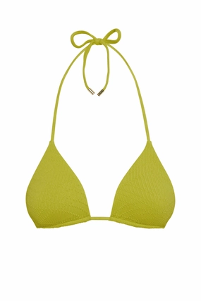 Palma Top - Chartreuse Summer Plaid