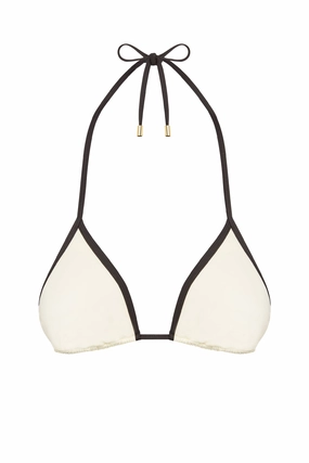 Palma Top - Ivory/Black