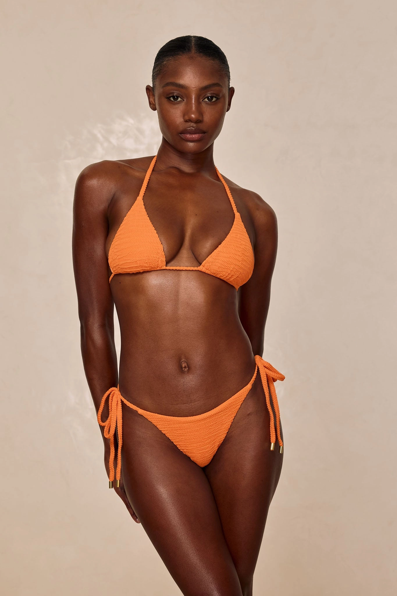 Palma Top - Tangerine Crinkle