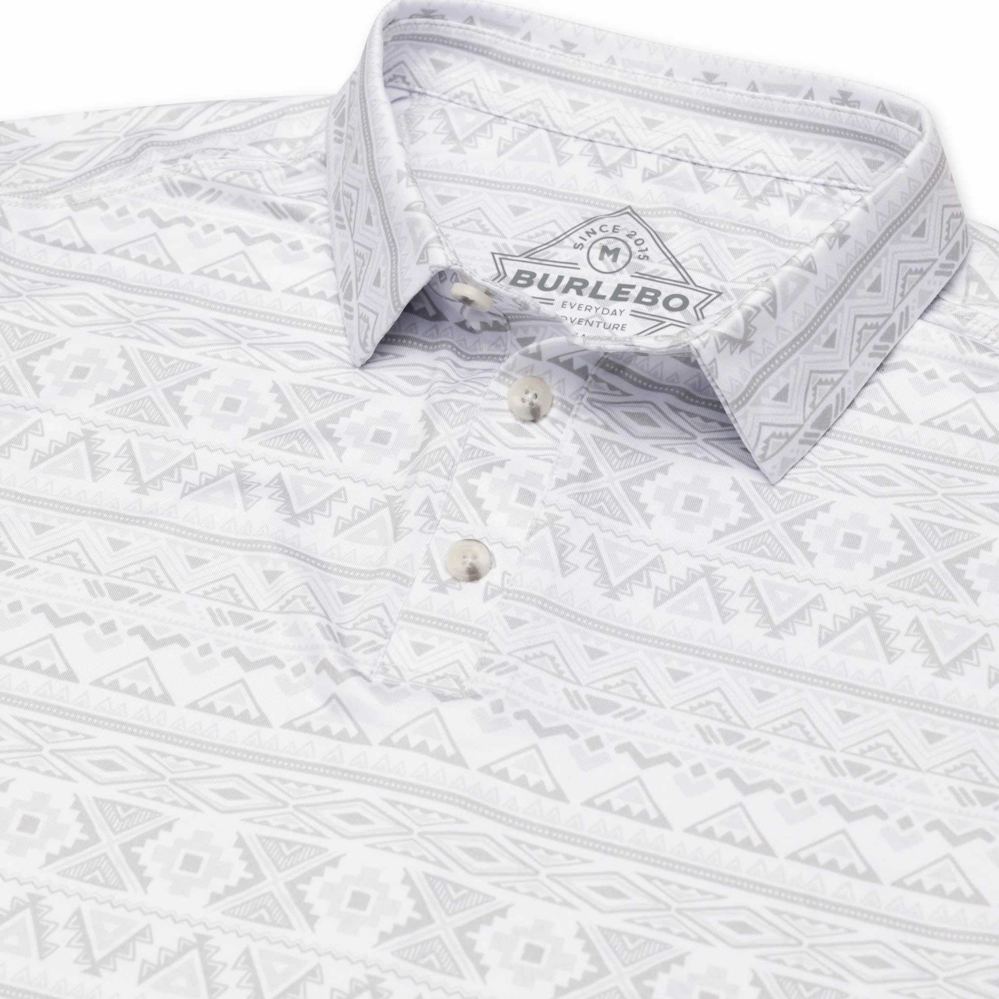 Performance Polo - Grey Aztec