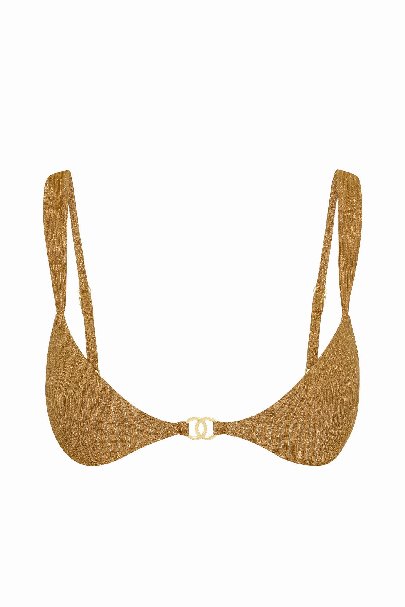 Petit Ermitage Top - Antique Gold Lurex Rib