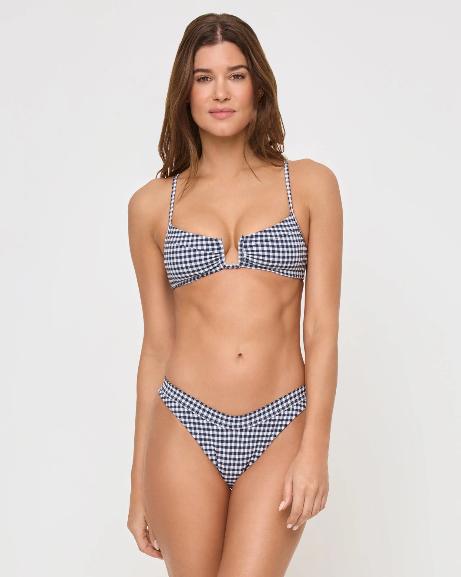 Peyton Bikini Top - Atta Girl Gingham