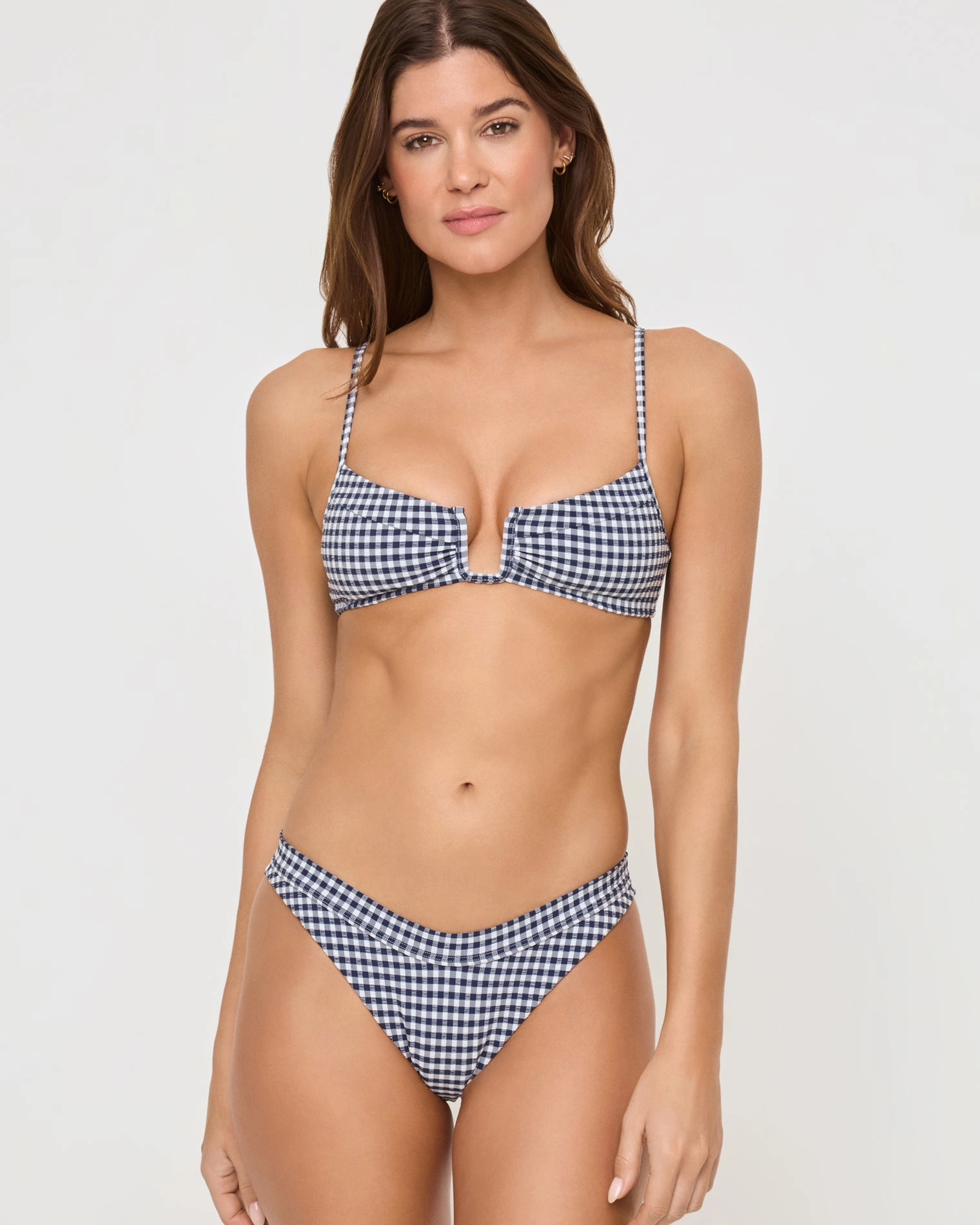 Peyton Bikini Top - Atta Girl Gingham