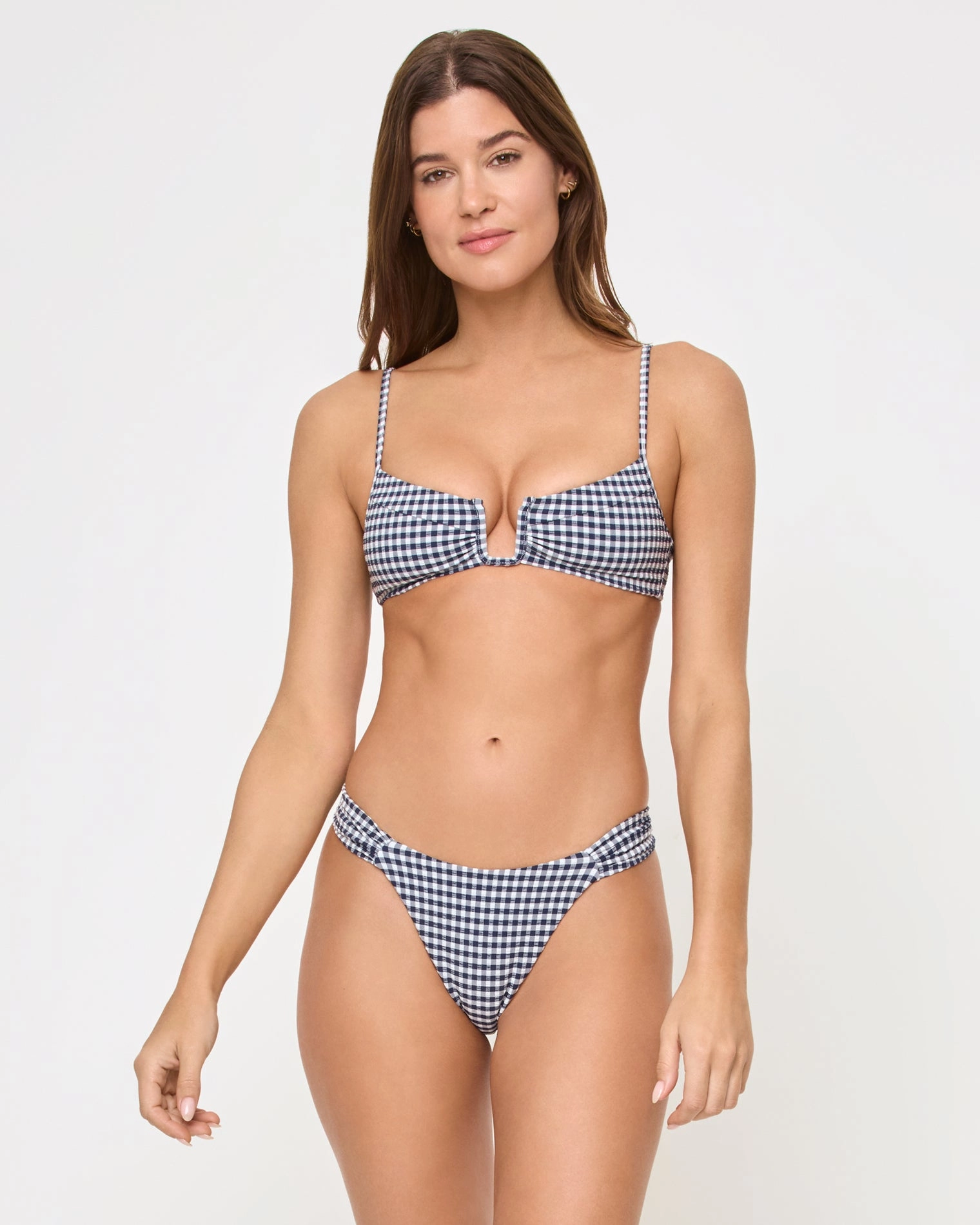 Peyton Bikini Top - Atta Girl Gingham