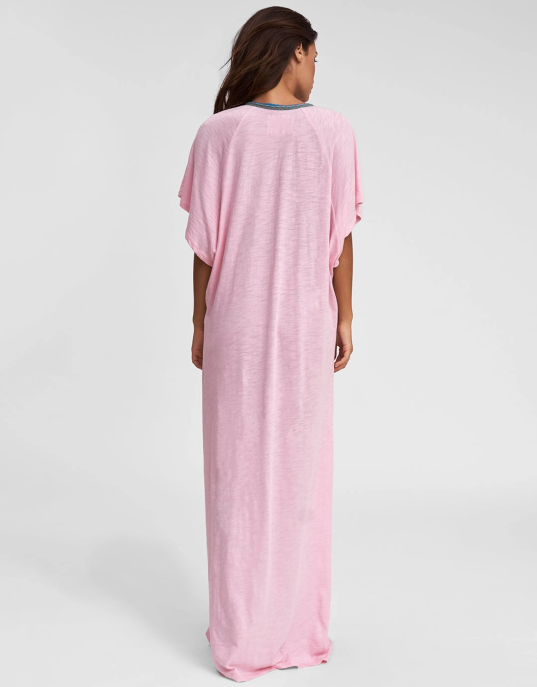 Pima Abaya Dress - Light Pink