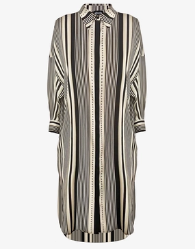 Pirates Buttoned Shirt Dress - Stripe