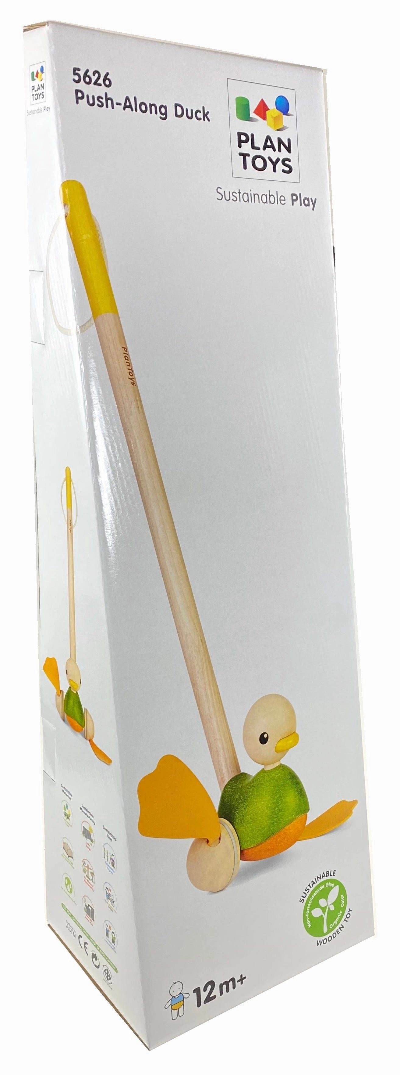 Plan Toys Push-Along Duck