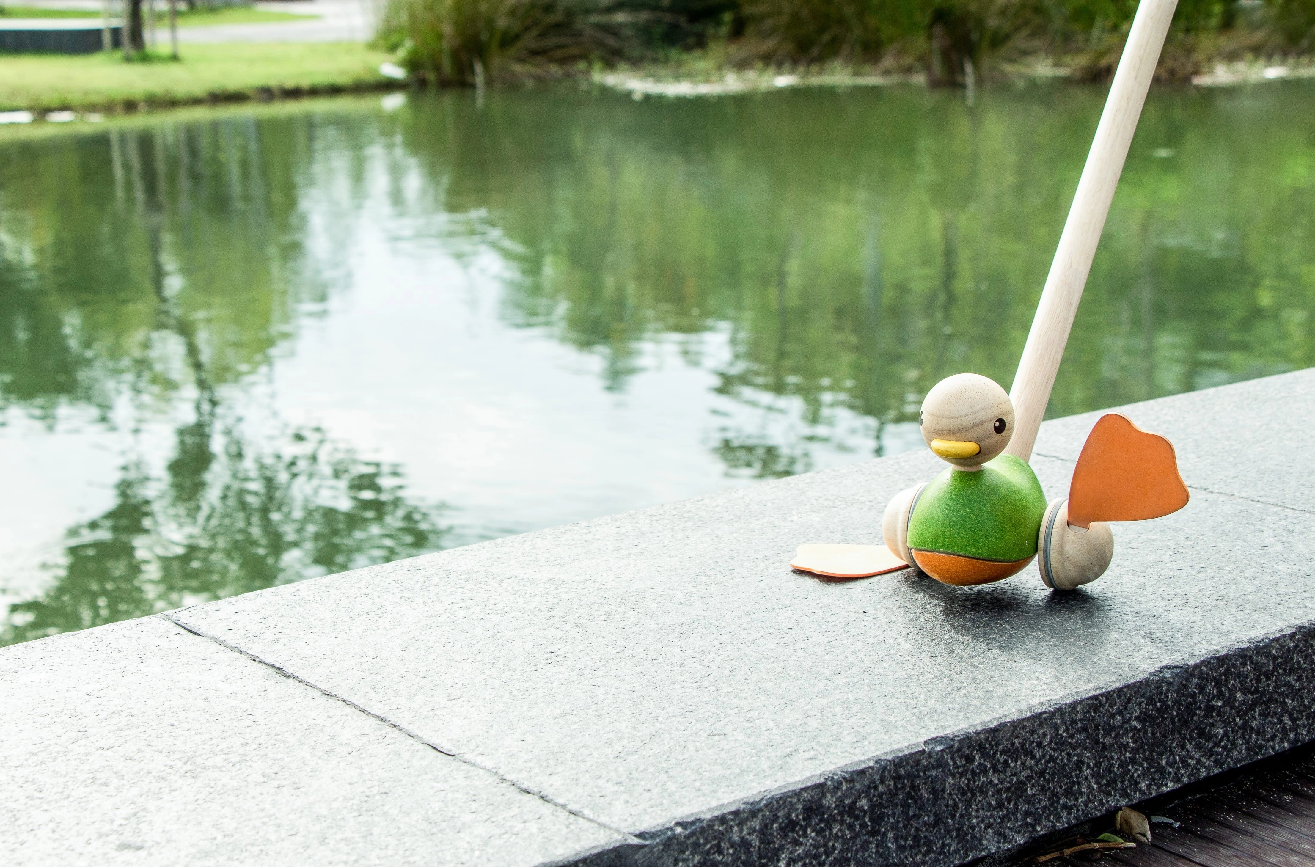 Plan Toys Push-Along Duck