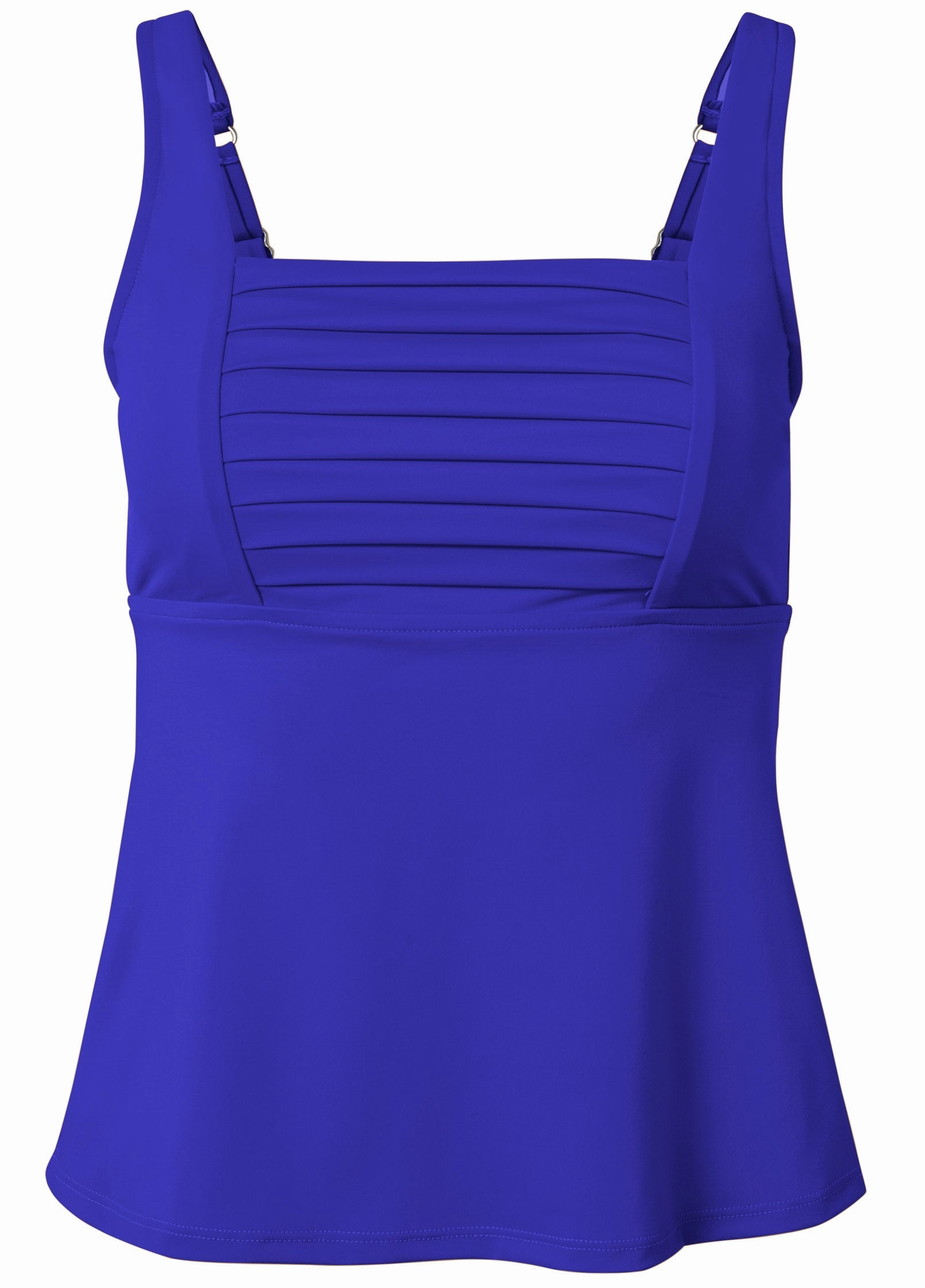Pleated Tankini - Cobalt Blue