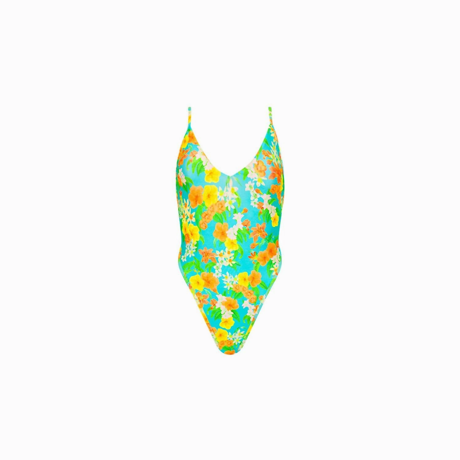 Plunge Cross Back One Piece In Sunkissed Soul