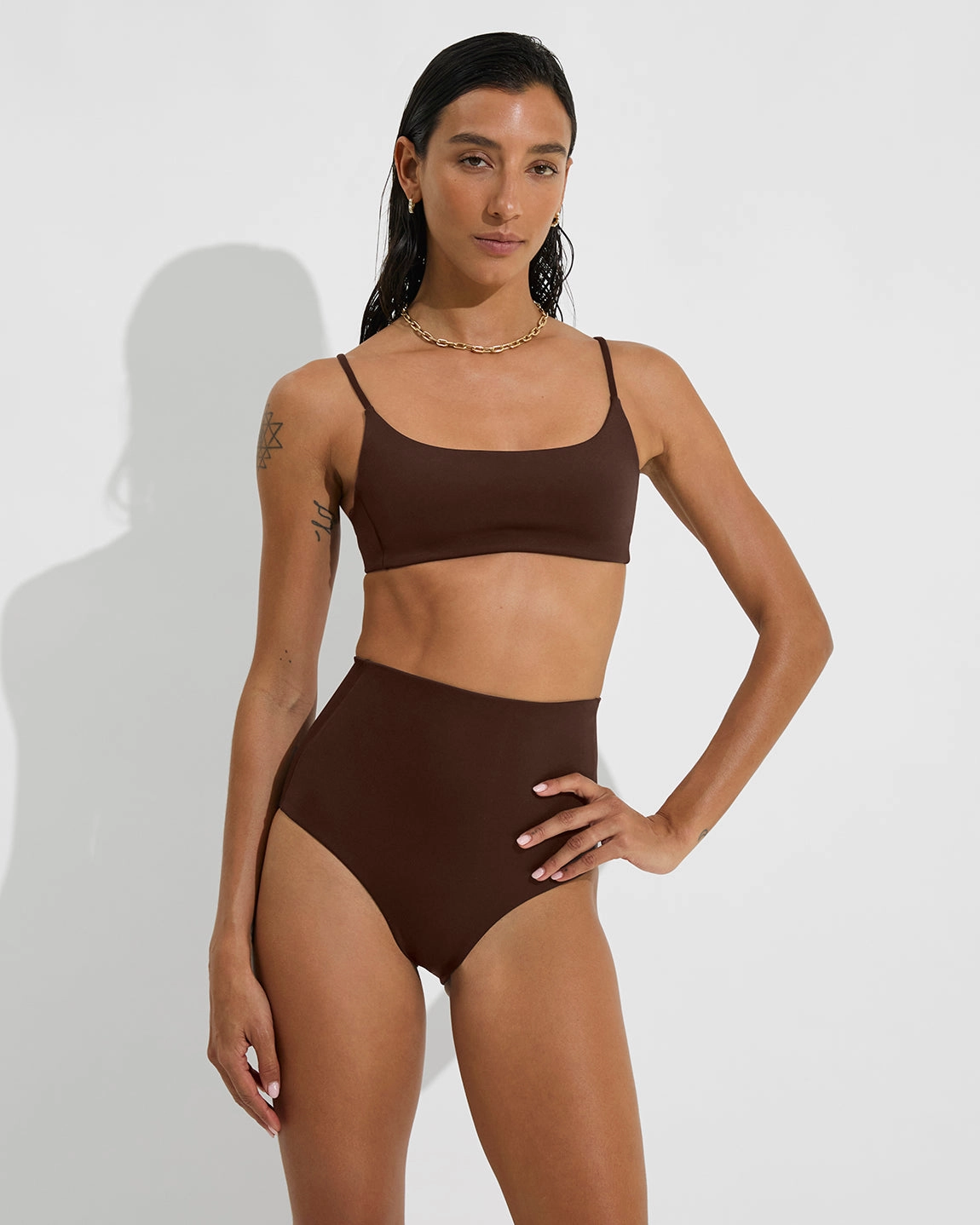 Pool Days Top - Cold Brew