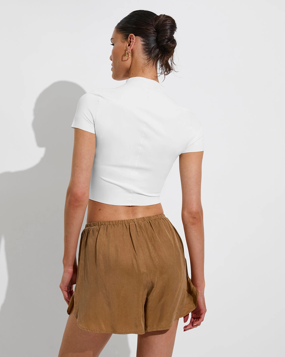 Rays Short Sleeve Top - Coconut