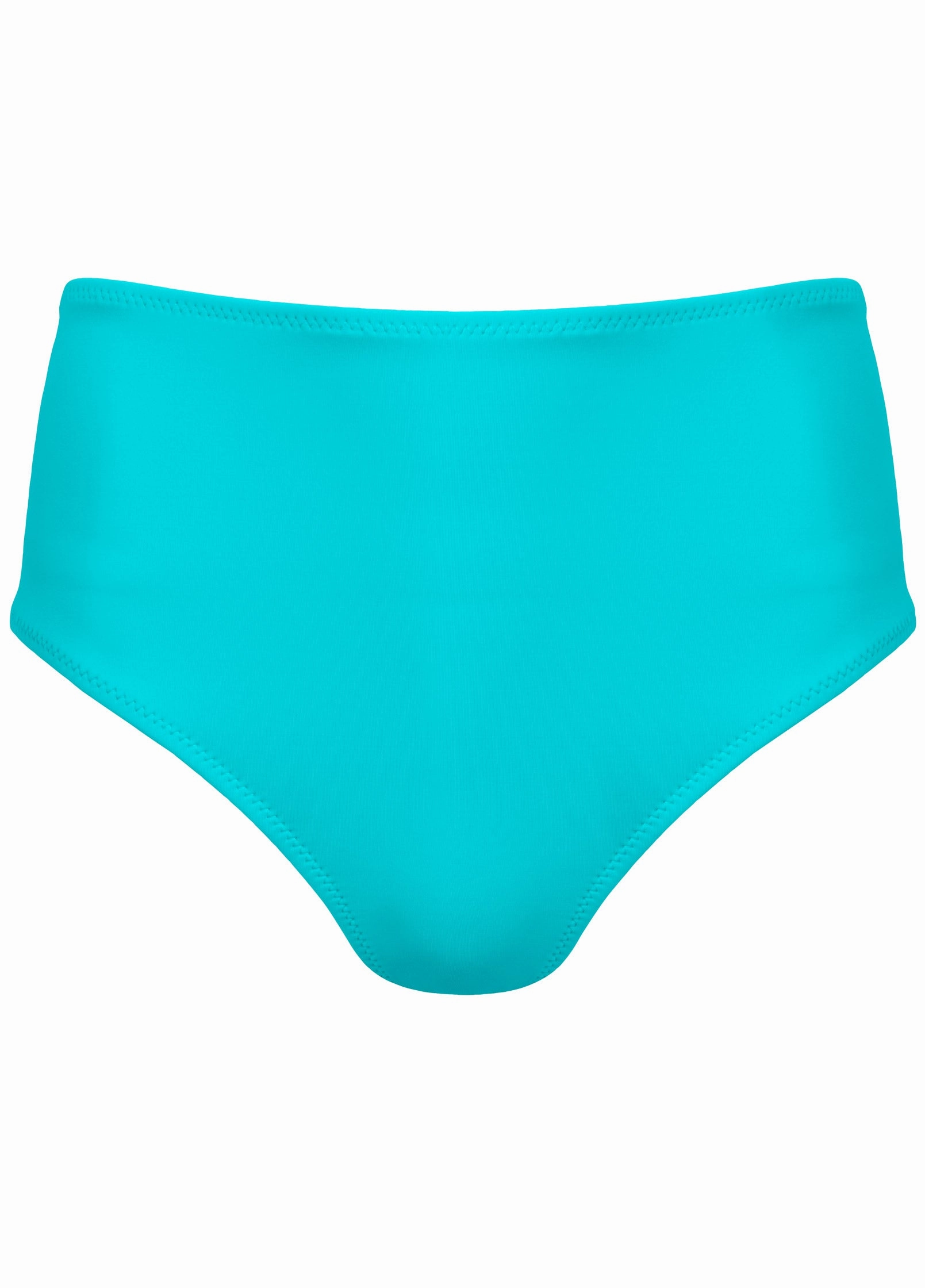 Ruffle Mid-Rise Bottom - Aqua Reef