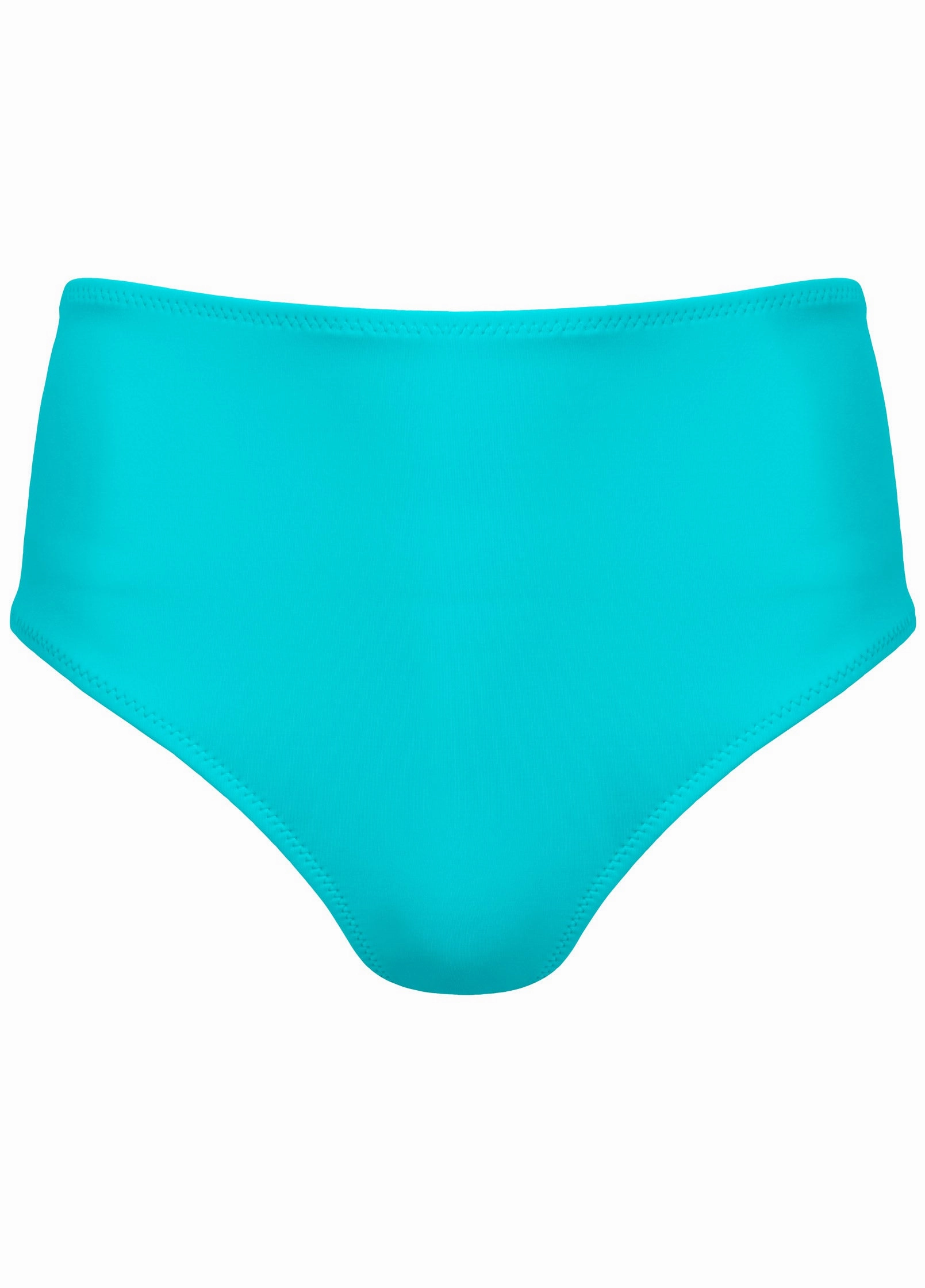 Ruffle Mid-Rise Bottom - Aqua Reef