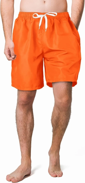 Scotamalone Mens Swim Trunks Swimming Shorts Swimwear Bathing Suits Quick Dry 7 Inch with Mesh Lining