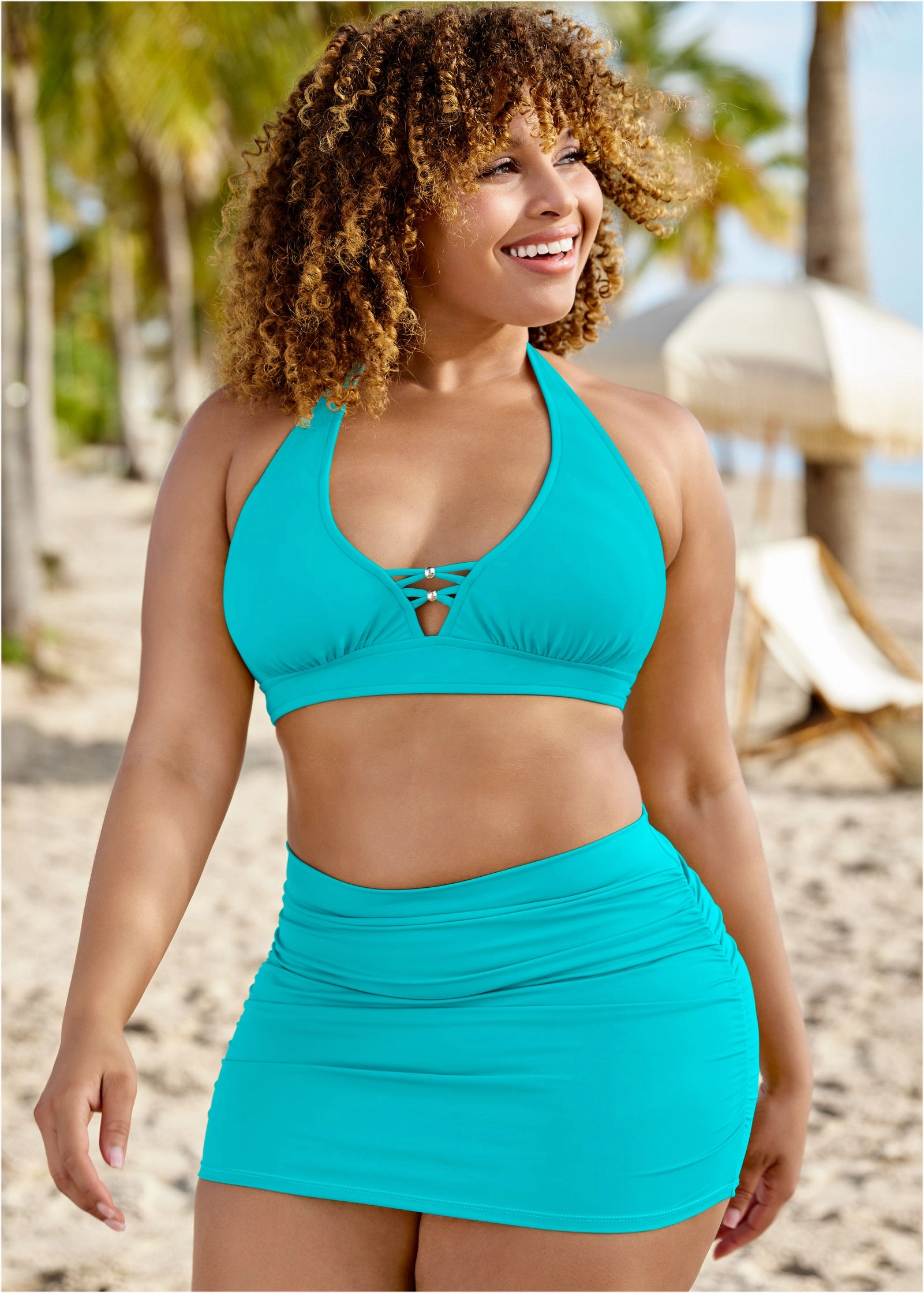 Sensational Swim Skirt - Aqua Reef