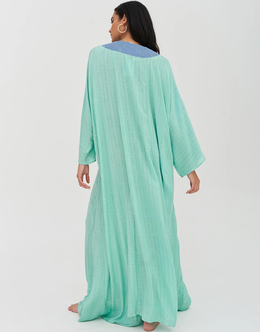 Sequin Kimono - Mint