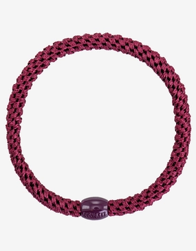 Slim Hair Tie - Bordeaux