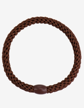Slim Hair Tie - Mid Brown