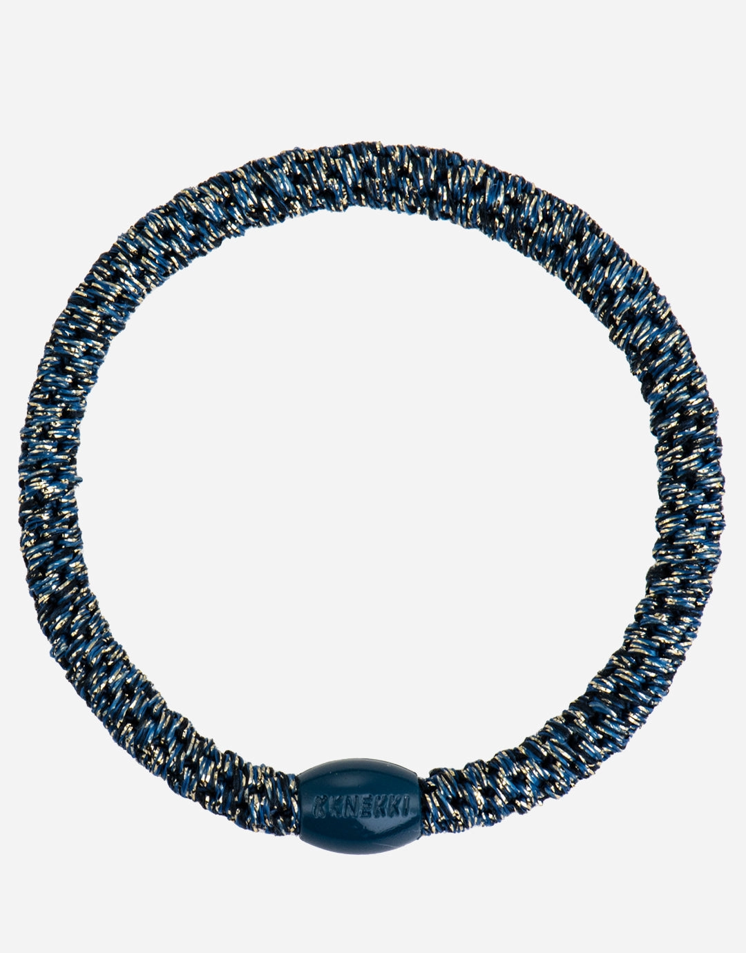 Slim Hair Tie - Navy Glitter