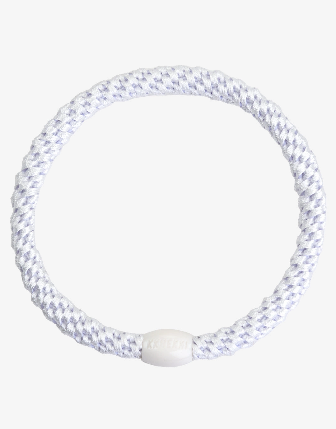 Slim Hair Tie - White
