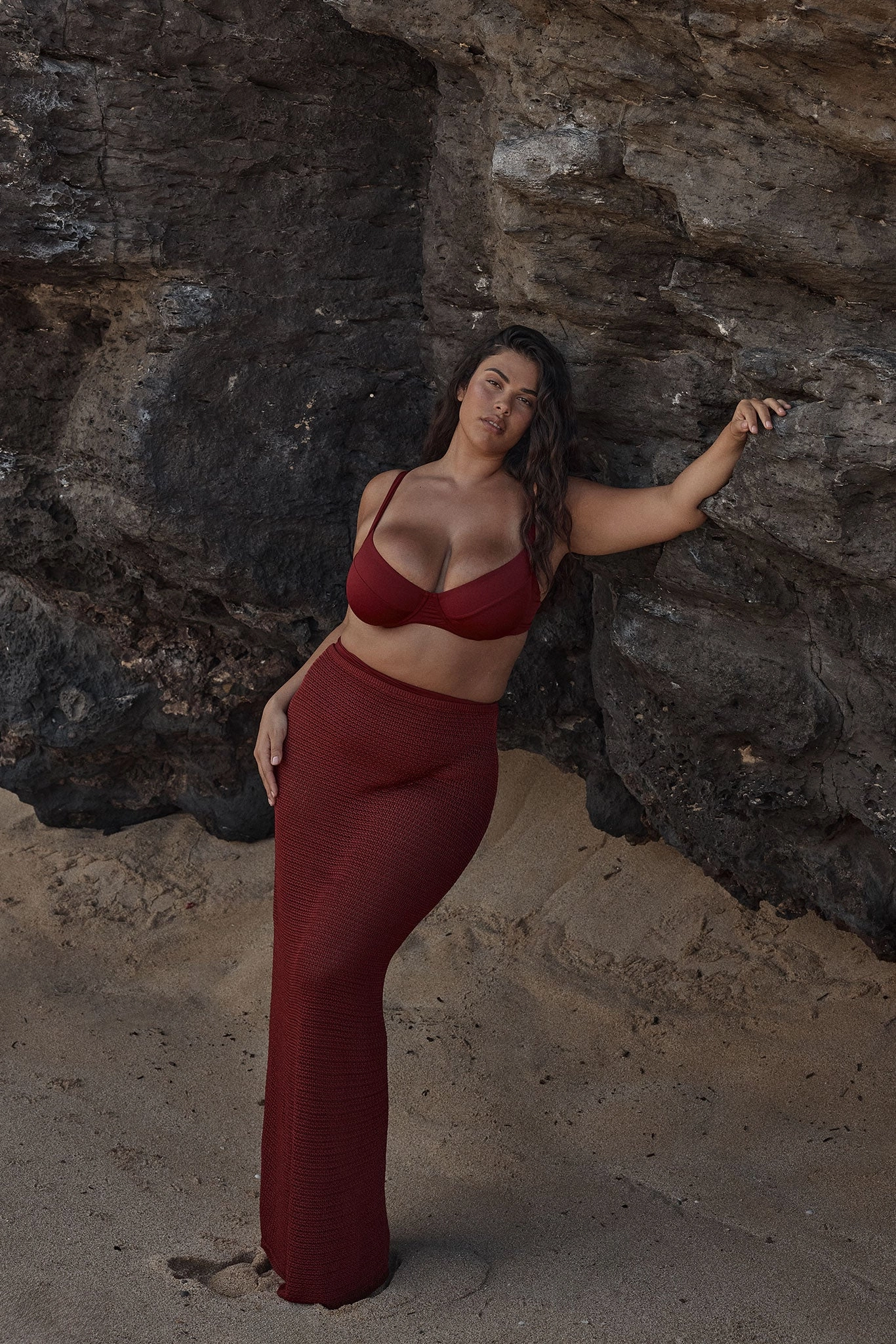 Sorrento Top - Burgundy