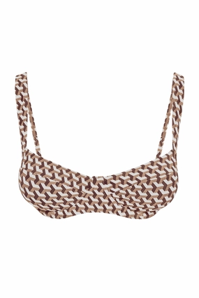 Sorrento Top - Husk Geo