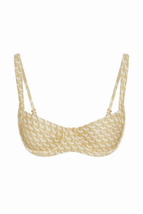 Sorrento Top - Ivory Geo
