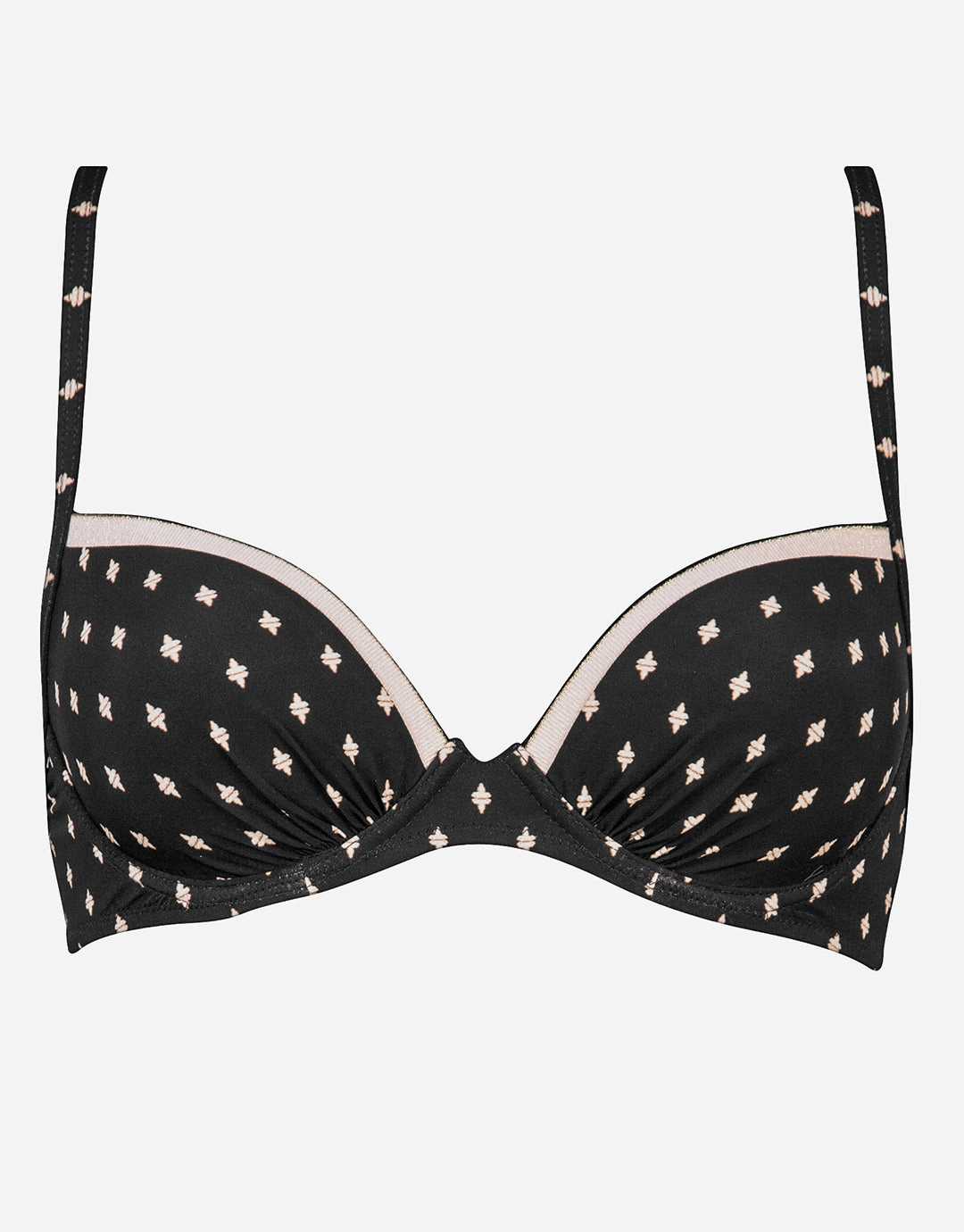 Soul Spots Underwired Bikini Top - Black