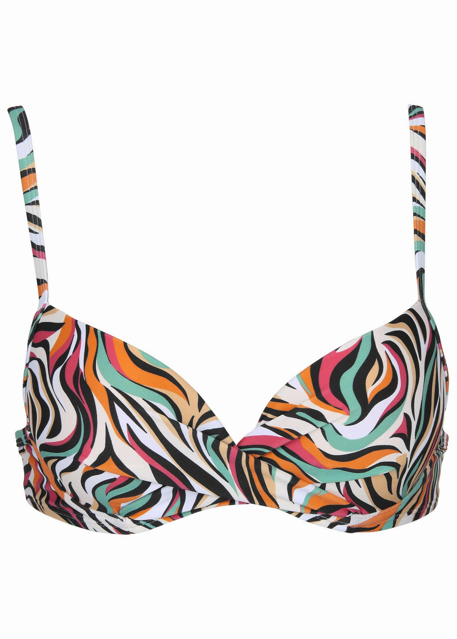 South Beach Push-Up Top - Earth Swirls